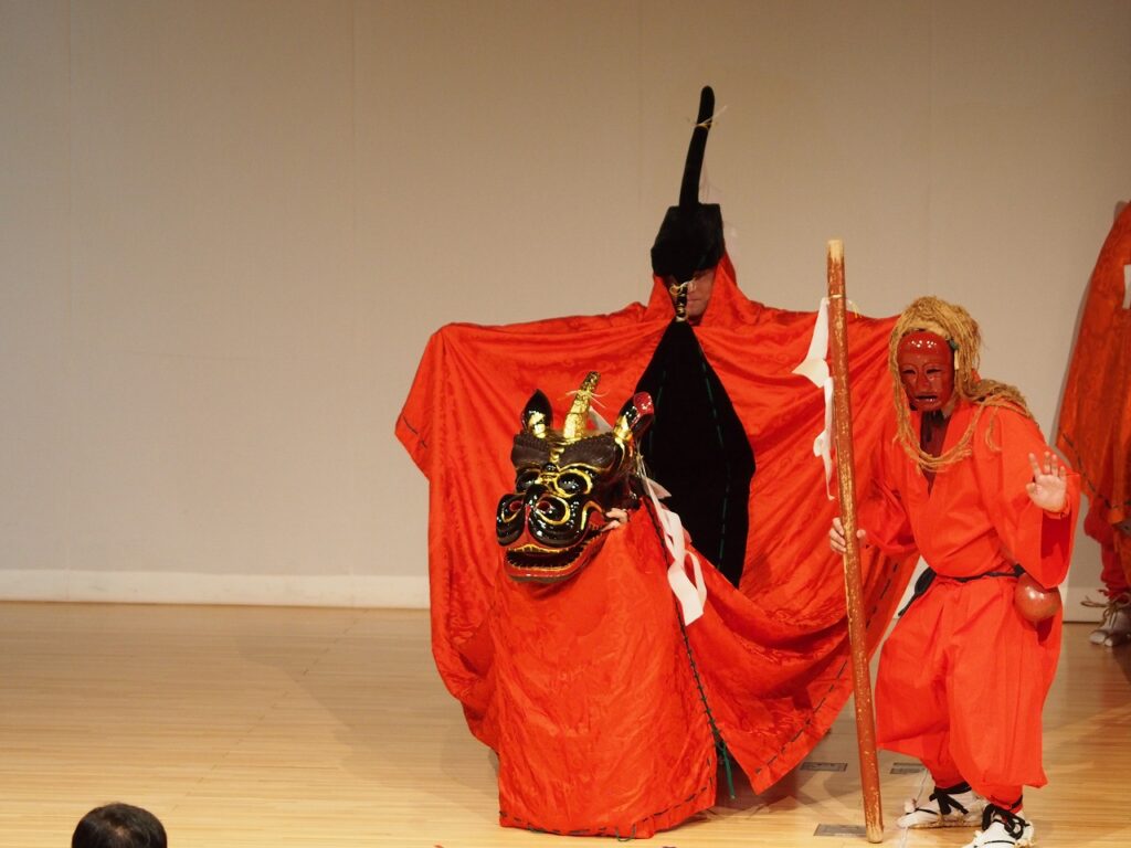 米岡神社麒麟獅子