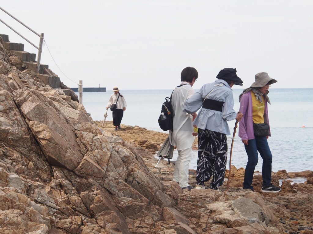 荒砂神社からの浦富海岸